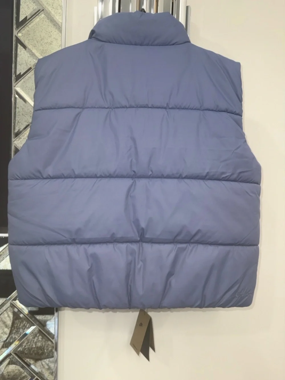 NWT Nike dusty blue like Puffer Vest thermal fit